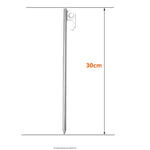 Outdoor Durable 30cm Stainless Steel Camping Awning Tent Stakes Pegs for Camping Travel Tent Accessor