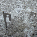 Outdoor Durable 30cm Stainless Steel Camping Awning Tent Stakes Pegs for Camping Travel Tent Accessor