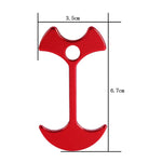 4 PCS Camping Tent Peg Path Deck Board Fishbone Nail Anchor Tent Peg Windproof Tent Rope Nail Floor Outdoor Travel Hook, Fishbone Nail Ancho