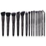 Zoreya Brand Soft Synthetic Bristles Makeup Brush Set Eye Make Up Tools Cruelty Free Black Blending Crease Foundation Brushes