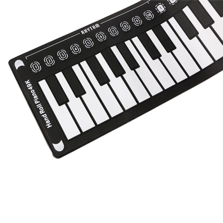 49-Key Portable Hand-Rolled Piano With Horn Children Beginners To Practice Electronic Piano, 49-Key Hand-Rolled Piano