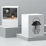 Outdoor Hanging Camping Lights Tent Lighting Atmosphere Lights, Handle Black, Handle White