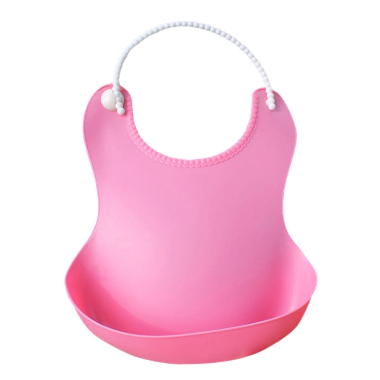 Baby Infant Toddler Waterproof Silicone Bib Infants Feeding Lunch Roll-up Apron