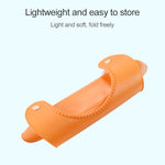 Baby Infant Toddler Waterproof Silicone Bib Infants Feeding Lunch Roll-up Apron