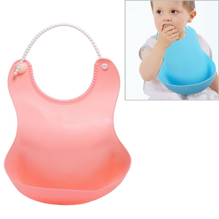 Baby Infant Toddler Waterproof Silicone Bib Infants Feeding Lunch Roll-up Apron