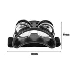 Aluminum Percussion Cajon Foot Bell, Size: 10 x 8 x 4cm