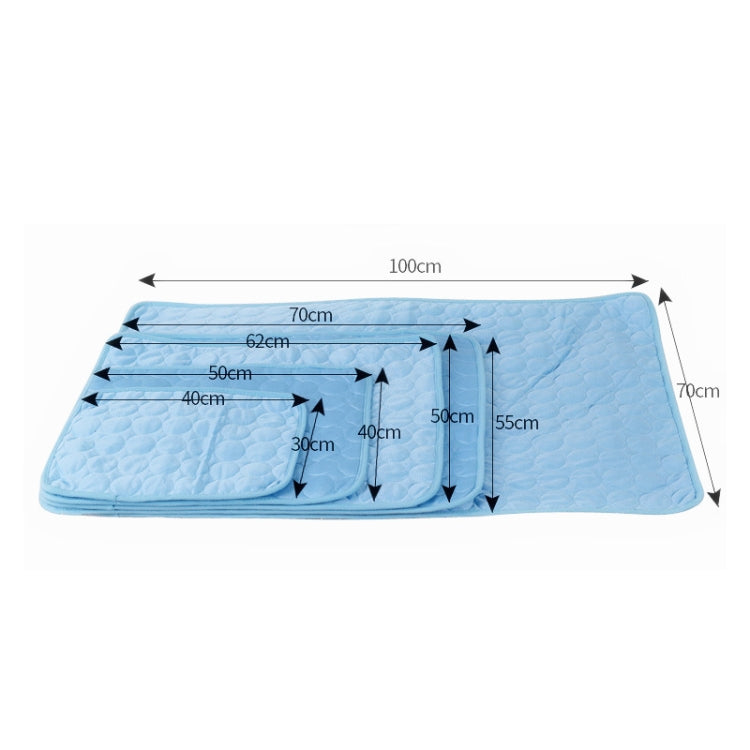 SFB104 Summer Cooling Mats Blanket Ice Pet Dog Cat Bed Mats, 50x40cm, 63x50cm, 70x56cm, 102x70cm