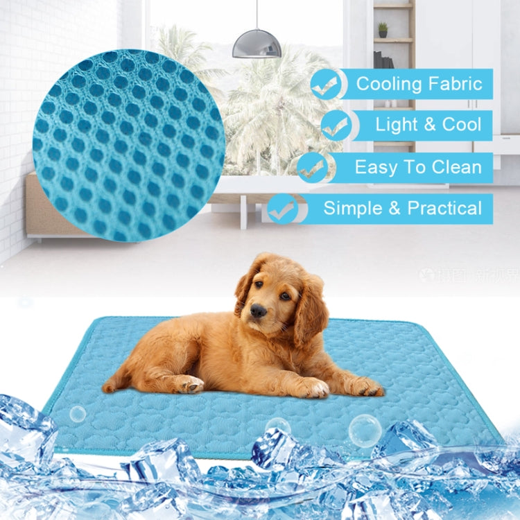 SFB104 Summer Cooling Mats Blanket Ice Pet Dog Cat Bed Mats, 50x40cm, 63x50cm, 70x56cm, 102x70cm
