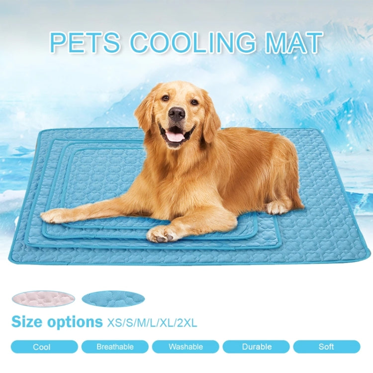 SFB104 Summer Cooling Mats Blanket Ice Pet Dog Cat Bed Mats, 50x40cm, 63x50cm, 70x56cm, 102x70cm