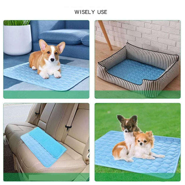 SFB104 Summer Cooling Mats Blanket Ice Pet Dog Cat Bed Mats, 50x40cm, 63x50cm, 70x56cm, 102x70cm