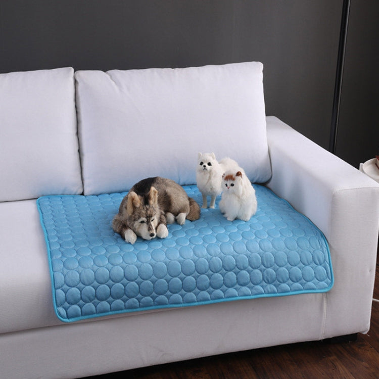 SFB104 Summer Cooling Mats Blanket Ice Pet Dog Cat Bed Mats, 50x40cm, 63x50cm, 70x56cm, 102x70cm