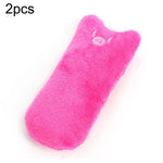 2 PCS Teeth Grinding Catnip Toys Funny Interactive Plush Cat Toy Pet Kitten Chewing Toy  Claws Thumb Bite Cat mint for Cats