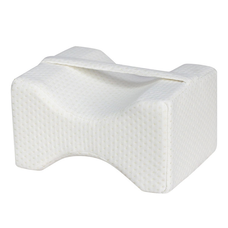Orthopedic Memory Foam Knee Wedge Pillow for Sleeping Sciatica Back Hip Joint Pain Relief Contour Thigh Leg Pad Support Cushion, White, Grey grid, Navy Blue grid, White+bandage, Grey grid+bandage, Navy blue grid+bandage, The reversible gel+white       ...