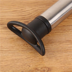 Stainless Steel Wine Stopper Champagne Stopper Red Wine Vacuum Pump, Stainless Steel Wine Stopper