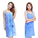 Bath Towels Fashion Lady Wearable Fast Drying Magic Bath Towel Beach Spa Bathrobes Bath Skirt