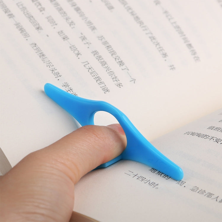 8 PCS Thumb Convenient Multifunction Book Holder Bookmark Finger Ring Book Marker, Thumb Shaped