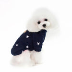 Pet Fall and Winter Five-pointed Star Pattern Sweater Pet Warm Clothes, L, XL, XXL