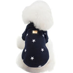 Pet Fall and Winter Five-pointed Star Pattern Sweater Pet Warm Clothes, L, XL, XXL