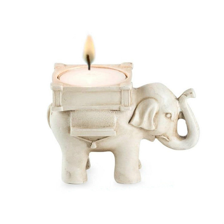 Retro Elephant Tea Light Candle Holder Candlestick Wedding Home Decor Crafts Tea Light Holders Tea Light Holder, Elephant Tea Light