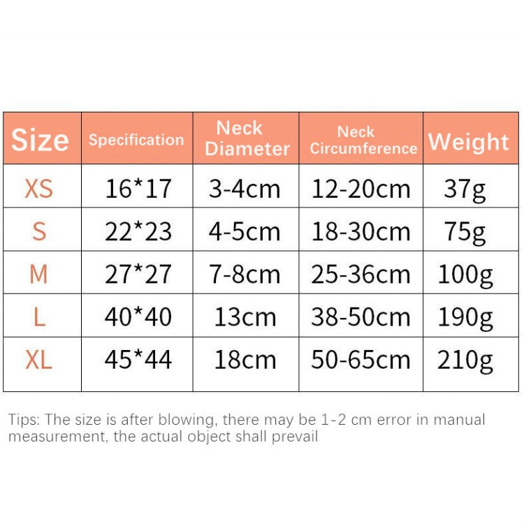 Collier gonflable anti-arrachement pour chien en PVC