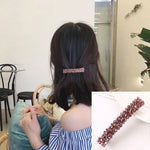 Fashion Girls Headwear Crystal Rhinestone Elastic Hair Clip Hair Accessories