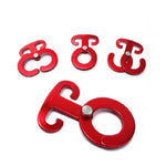 Multifunctional Outdoor Hook T Shape Aluminum Alloy Self-Locking Carabiner Hook Safety Camping Hiking Hook Carabiner, T Shape Self-Locking