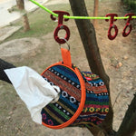 Multifunctional Outdoor Hook T Shape Aluminum Alloy Self-Locking Carabiner Hook Safety Camping Hiking Hook Carabiner, T Shape Self-Locking