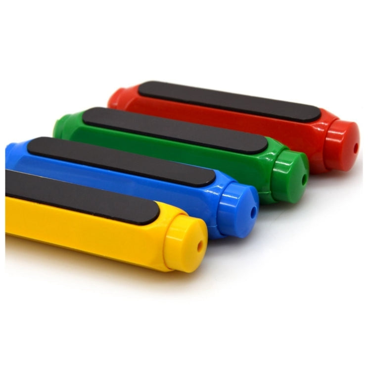 Magnetic Chalk Holder Dustless Double Spring Chalk Pen Holder Auto-adjust Chalk Clip, Ramdom Color, Auto-adjust Chalk Clip