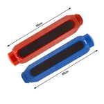 Magnetic Chalk Holder Dustless Double Spring Chalk Pen Holder Auto-adjust Chalk Clip, Ramdom Color, Auto-adjust Chalk Clip