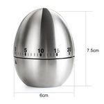 Mechanical Egg Kitchen Cooking Timer Alarm 60 Minutes Stainless Steel  Kitchen Tools, Mechanical Egg Timer