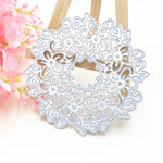 Hollow Garland Knife Die Cut Book Album Greeting Card Making Stencil, Hollow Garland Shape