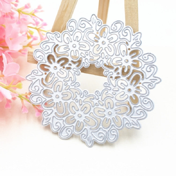 Hollow Garland Knife Die Cut Book Album Greeting Card Making Stencil, Hollow Garland Shape