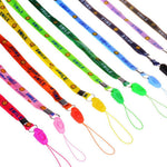 100 PCS Smiling Face Lanyards for ID Card Working Card Badge, Working Card Badge