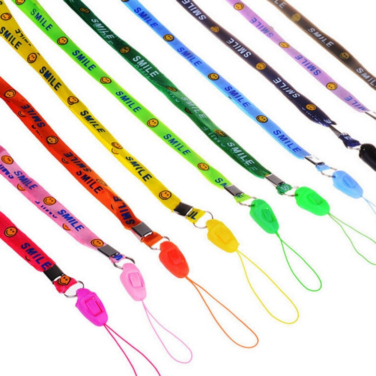 100 PCS Smiling Face Lanyards for ID Card Working Card Badge, Working Card Badge
