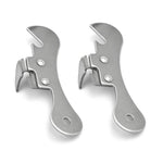 2 PCS  Stainless Steel Bottle Opener Can Opener Multifunctional Kitchen Tool, Stainless Steel Bottle Opener