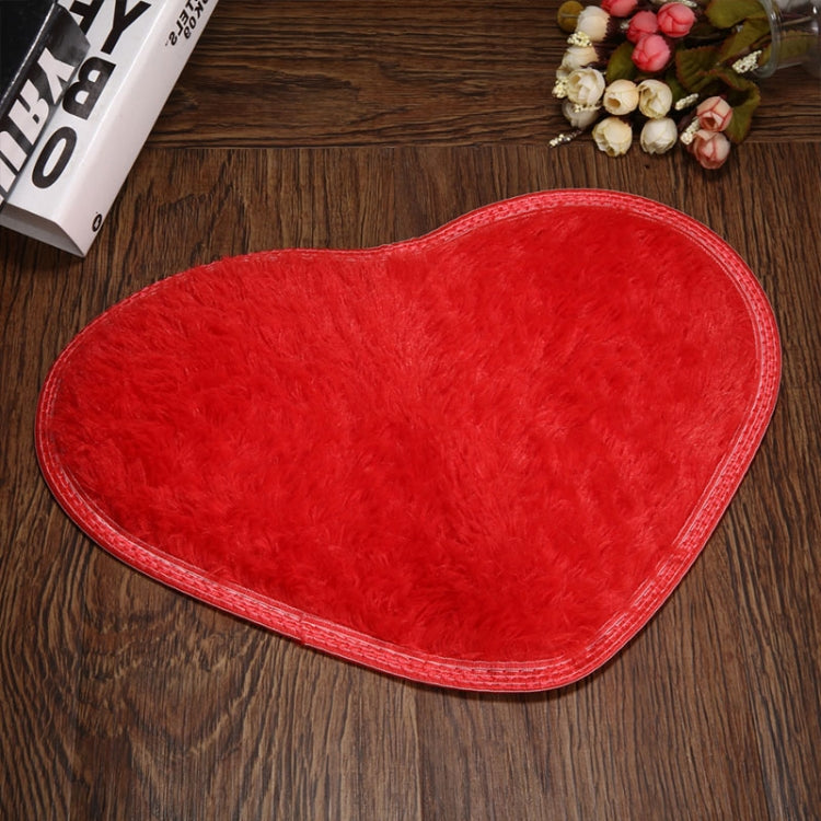 Heart Shape Non-slip Bath Mats Kitchen Carpet Home Decoration, 30*40CM