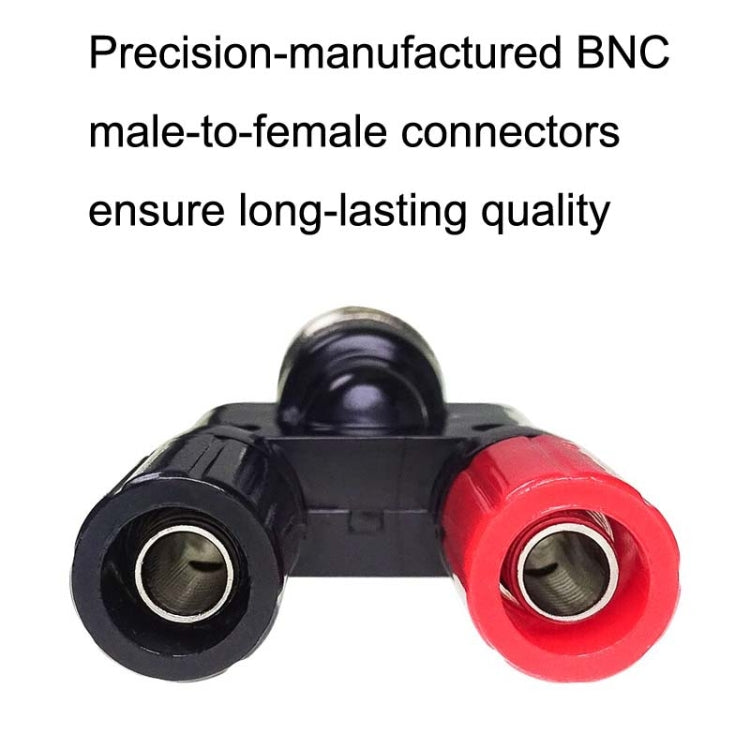 5 Stück BNC-Stecker auf zwei Bananenbuchsen HF-Adapter, BNC-Stecker auf zwei Bananenbuchsen