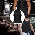 Men Zipper Vest Abdomen Corset Fitness Clothing, S, L, XL, XXL, XXXL, M