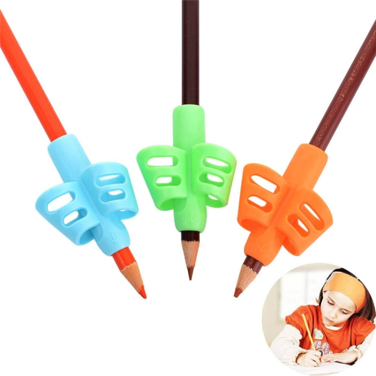 Non-toxic Children Pencil Writing Aid Grip Posture Correction Tools, Random Color Delivery, 1 PC