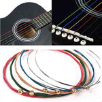 6 in 1 Multicolor E-A Guitar Strings, E-A Guitar Strings