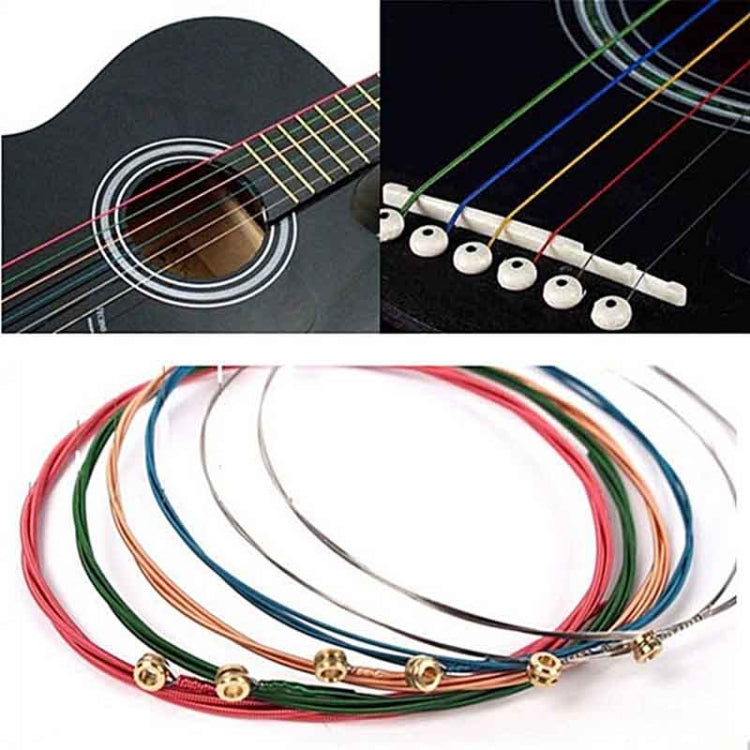 6 in 1 Multicolor E-A Guitar Strings, E-A Guitar Strings