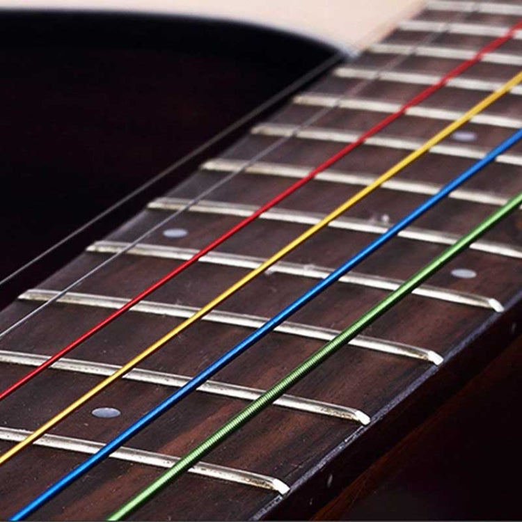 6 in 1 Multicolor E-A Guitar Strings, E-A Guitar Strings