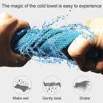 Absorbent Polyester Quick-drying Breathable Cold-skinned Fitness Sports Portable Towel, 30x100 Round Cask, 40x80 Rope Cup, 30x100 Rope Cup, 30x100 Clasp Cup