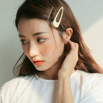 Fashion Jewelry Hairpins Clips Plated Women Pearl Hair Clips Bridal Headdress