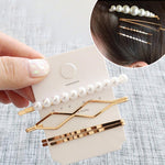 Fashion Jewelry Hairpins Clips Plated Women Pearl Hair Clips Bridal Headdress