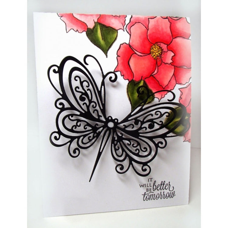 Butterfly Stencil DIY Clip Book Album Greeting Card Making Stencil, Butterfly Shape