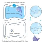 Baby Inflatable Aquarium Water Playing Cushion Prostrate Pad Toy Mat, Light Blue 66*50cm, White 60*50cm, Blue 60*50cm