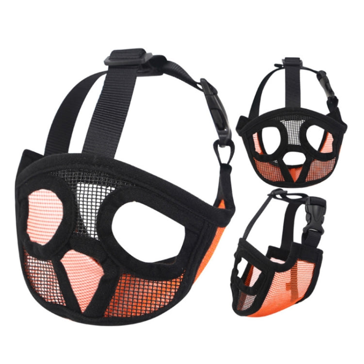 Pet Bulldog Mouth Cover Mask Pet Supplies，Full Net Cover Version, XXS, XS, S, M, L
