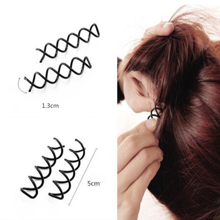 5pcs Spiral Hairpin Hair Accessories Hairpin Spiral Chuck Hairpin Head Y Round Pin Shape Headband