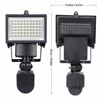 Outdoor Solar Sensor Security Flood Light Spot Lamp Energy Saving Solar Lights, 60 LEDs, 100 LEDs, 120 LEDs